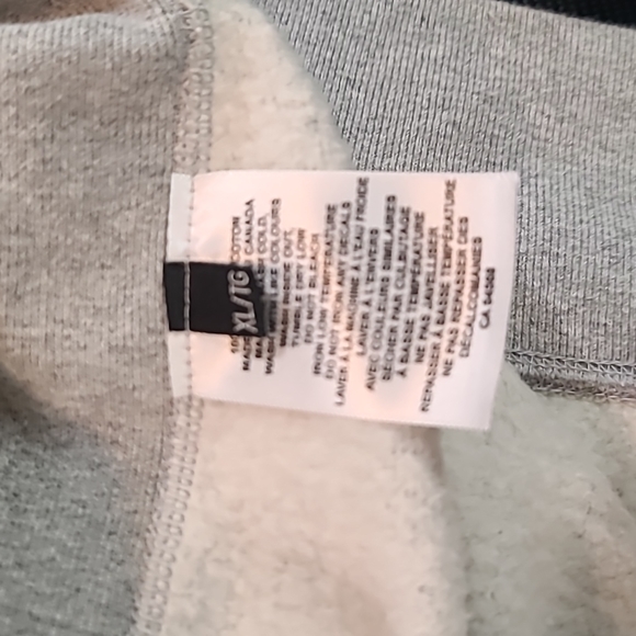 WyCo Anarchy Heather Grey/Red Pullover Hoodie - Sz XL - Picture 3 of 3